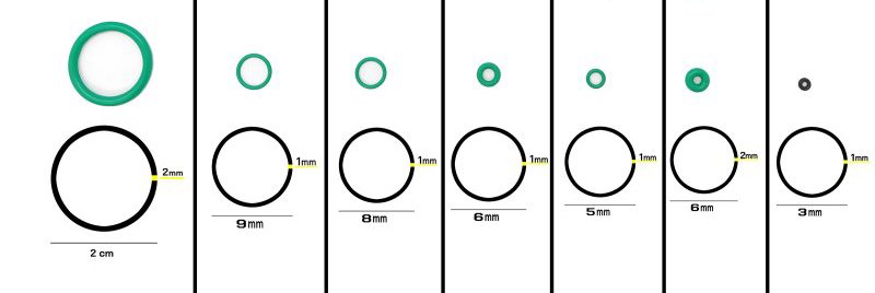 WADSN Airsoft O-ring seal kit for AEG - Green