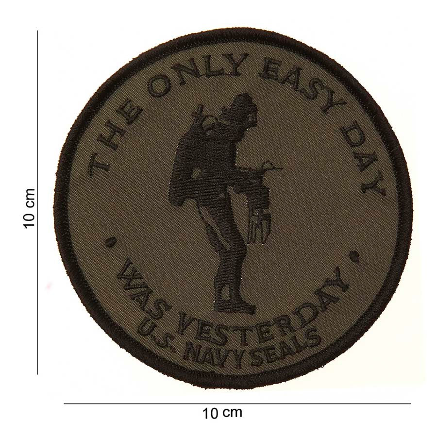Patch the only easy day US navy seals (green)