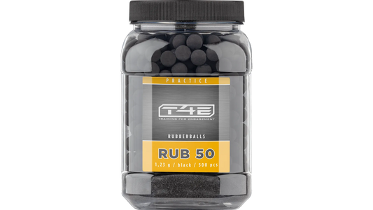 T4E Practice RUB 50 .50, 1,23 g, schwarz, 500 St., Behälter
