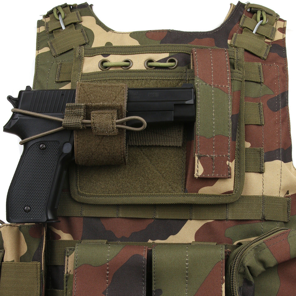 101 Inc. Universal Pistolenhalter mit Klettband - Oliv