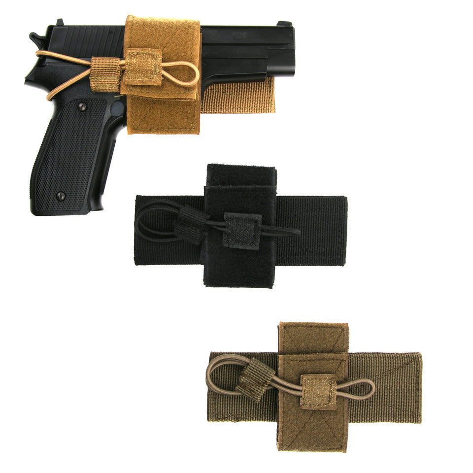 101 Inc. Universal Pistolenhalter mit Klettband - Oliv