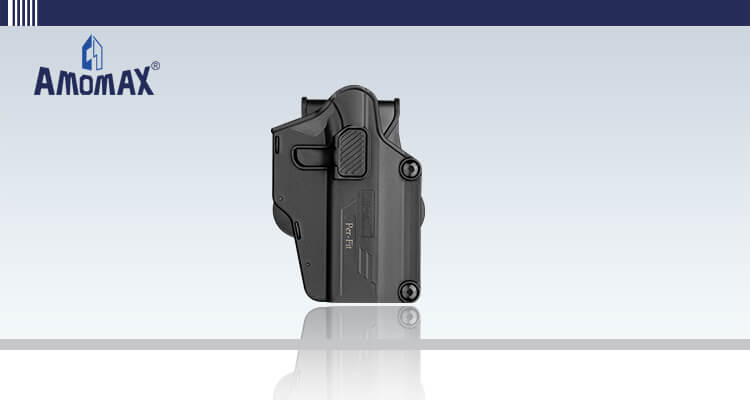 Amomax Universal Paddle Holster - Black