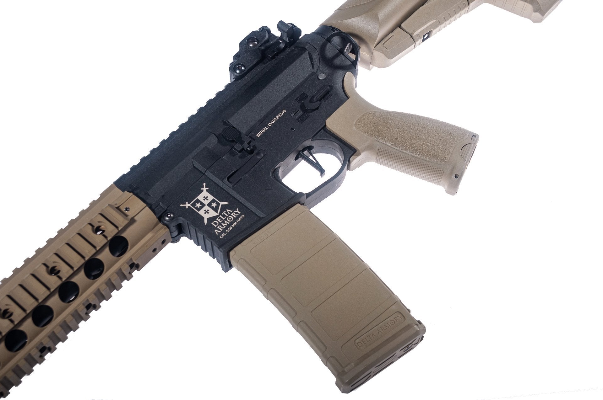 Delta Armory AR15 SilentOps 8” BRAVO Half Tan