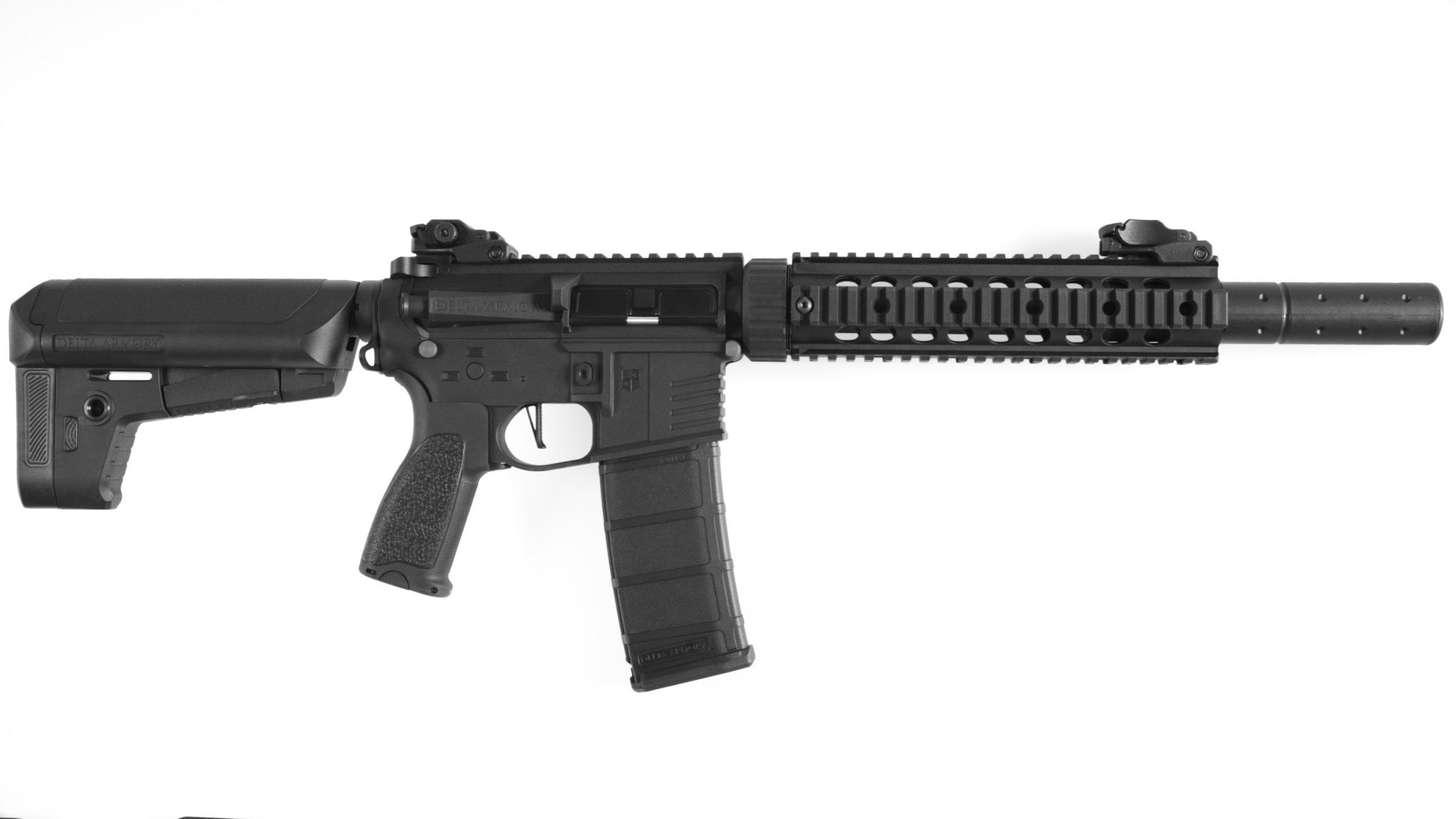 Delta Armory AR15 SilentOps 9” Charlie - Black