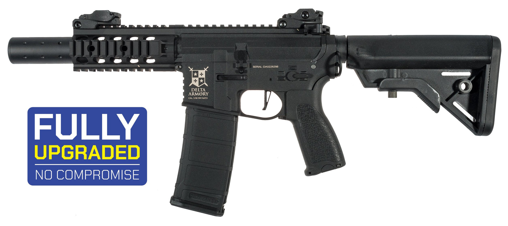 Delta Armory AR15 SilentOps CQB Bravo ETU Black
