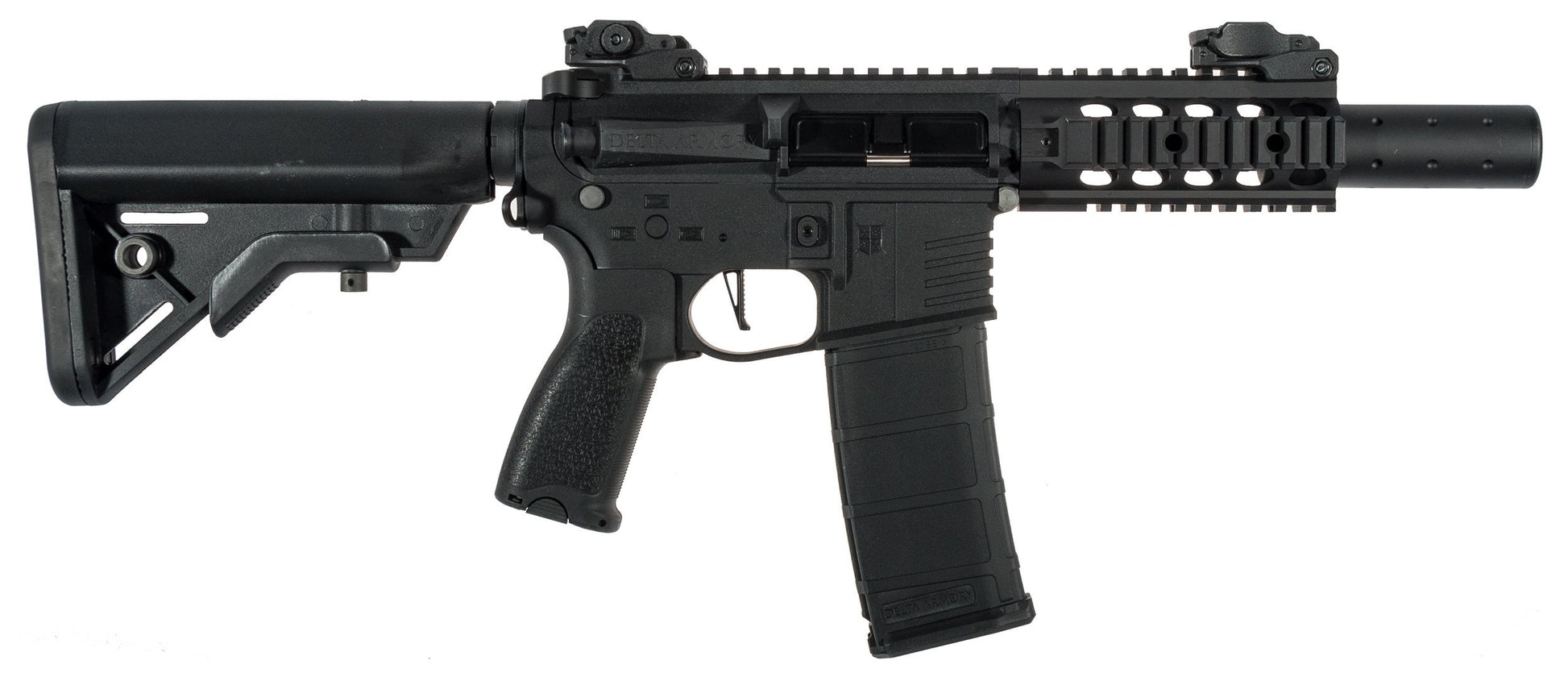 Delta Armory AR15 SilentOps CQB Bravo ETU Black