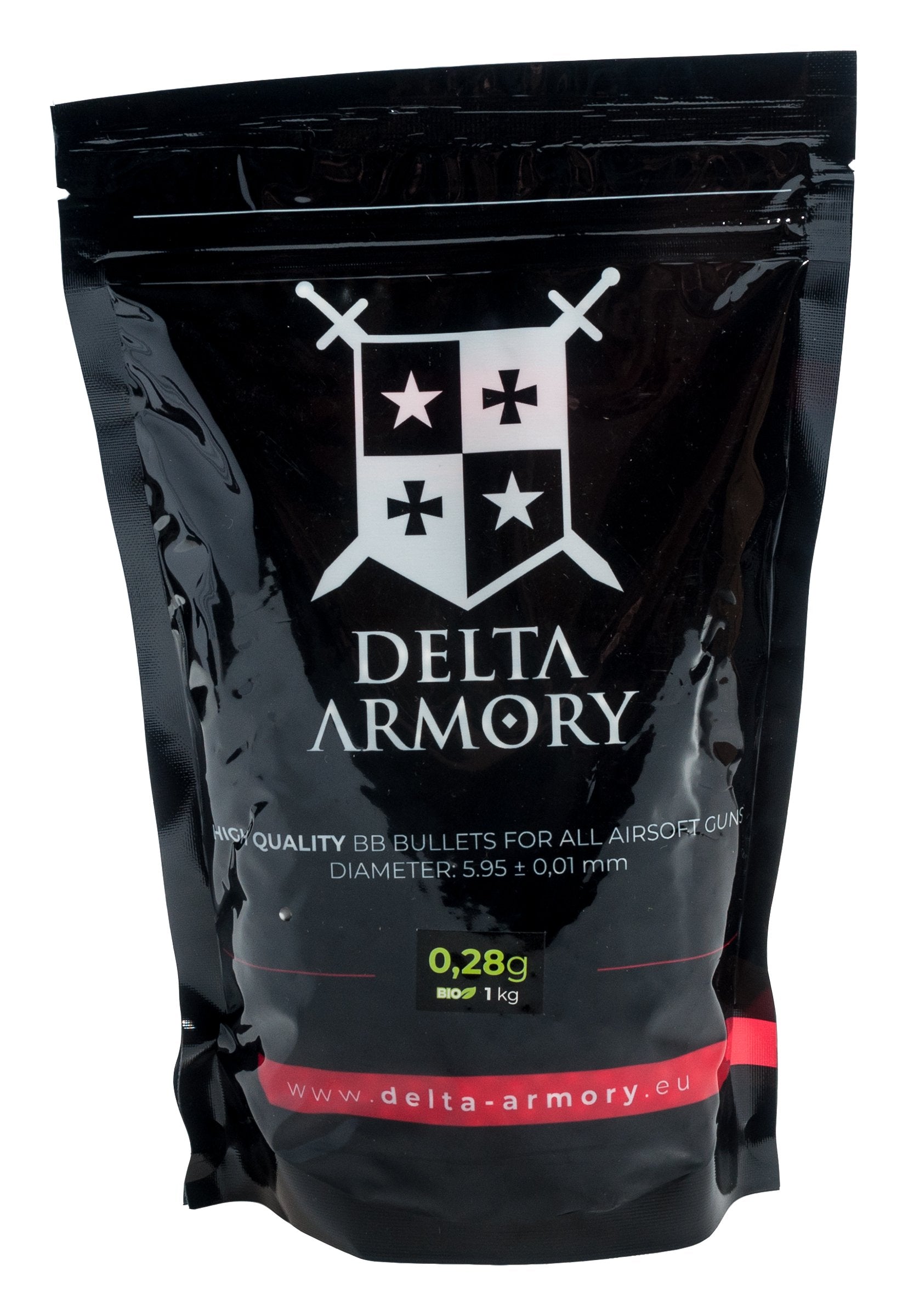 Delta Armory BIO BBs 0,28g, 1kg, White