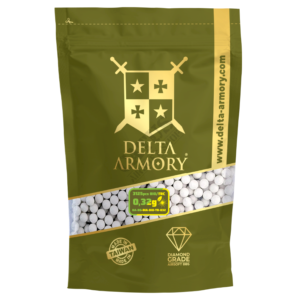 Delta Armory Diamond Bio BBs Tracer 0.32g 3120pcs Glow in the dark